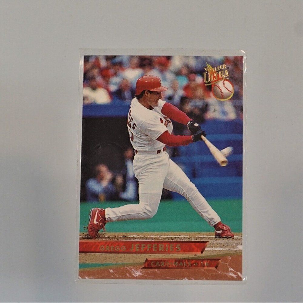 1993 Ultra Gregg Jefferies St. Louis Cardinals Baseball Card # 463